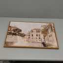 InSimSea Framed Wall Art for Living Room Classical Cityscape Artwork Wall Decorations View of Venice Canvas Prints Bathroom Pictures Farmhouse Office Home Wall Decor 12x16in (Vue de Venise)