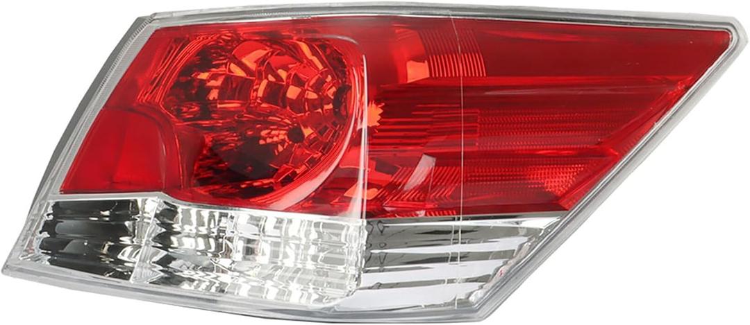 WFLNHB Right Side Tail Light Repalcement for Honda Accord 2008-2012 Passenger Side Brake Lamp 33500TA0A01, HO2801172