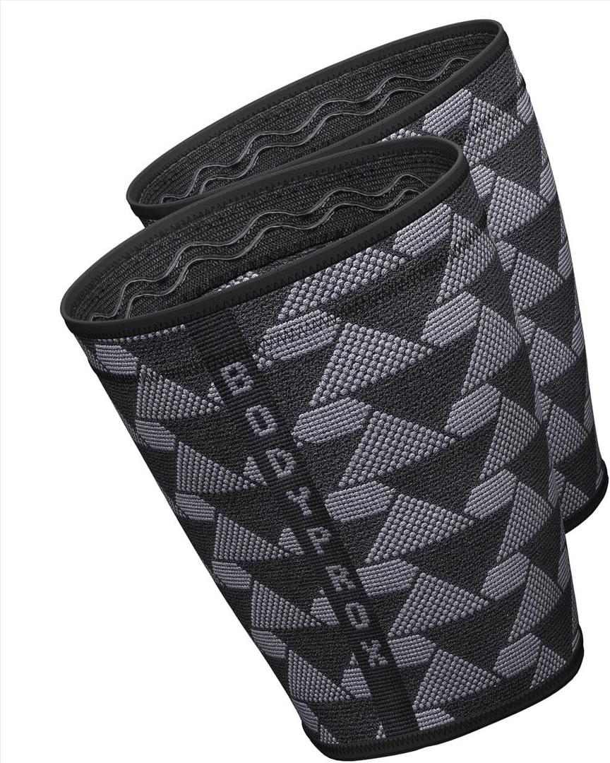 BODYPROX Thigh Compression Sleeve(1 Pair), Hamstring Compression Sleeve for Men and Women