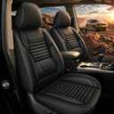 Custom for Toyota 4Runner Seat Covers 2010-2024 5th gen 5 Seats
Premium Waterproof Faux Leather Resists Spills, Stains, Scratches, Wipe Clean & Easy to Install Black Seat Protectors