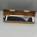 TONIAL Black Curtain Rods for Windows 28 to 48 Inches, Telescoping Splicing 3/4 Curtain Rod 32 to 43 Inch(2.6-3.6ft), Decorative Single Drapery Rod with Small Finial