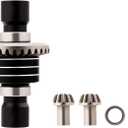 45# Steel Differential Diff & Input Gear for 1/16 H16207 16208 16209 16210 H16H H16E H16P H16BM H16BM H16GT H16DR Series Upgrades Part Black