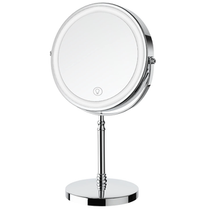 DEIOVWXS Makeup Mirror, 3000mAh Rechargeable DoubleSided Magnifying Vanity Mirror with 3 Colors, 1X/10X, 360° Rotation, Adjustable Brightness, Gifts for Mom, Women,Wife, Girls, Dorm Room Essential