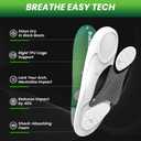 Bukihome Supercritical Foaming Insoles - Running & Basketball Shoe Inserts with Energy Return, Shock Absorption & Arch Support - Lightweight Performance Boost for Men/Women -XL