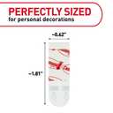 Command Poster Strips Value Pack, 64 Strips Damage-Free Poster Hangers, No Tools Requried, Great for Home, Room, Wall, Office, and Dorm Decor, White Adhesive