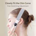 Double Chin and V-Shaped Face Device with 6 Modes & 12 Adjustable Intensities - Intelligent Electric V-Line Lifting Machine for Women(White)