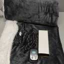 Electric Heated Blanket Full Size 72x84 Inch - Super Soft Flannel, 10 Heat Settings, 1-12H Auto Shut Off, Machine Washable, Easy Controller, Perfect for Winter Warmth - Charcoal Gray