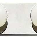 Kichler 624CH Four Light Linear Bath,Chrome
Simple chrome vanity light with versatile vertical or horizontal mounting (24" x 4.5" x 5.5"), 624CH