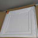 Art3d PVC Ceiling Tiles, 2'x2' Plastic Sheet in White (12-Pack), 24"x24"
