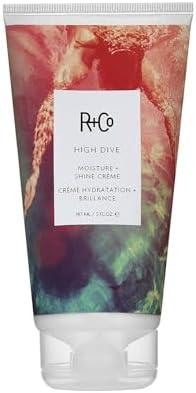 R+Co HIGH DIVE Moisture + Shine Crème | Leave-In Hydrating Cream for Smooth, Frizz-Free Hair | Adds Softness, Shine & Manageability | Vegan & Color-Safe
