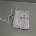Uvital Big Button Phone for Seniors, Corded Landline Phone with 9 One-Touch Dialing Big Buttons, Hands-Free Calling, Loud Ringer, Easy to Use for Visually Impaired Telephone for Seniors