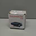 Car Heater, Portable Electronic Auto Fan Heater 12V 200W 2 in 1 Heating/Cooling Function Fast Heating Car Defrost Defogger, Black