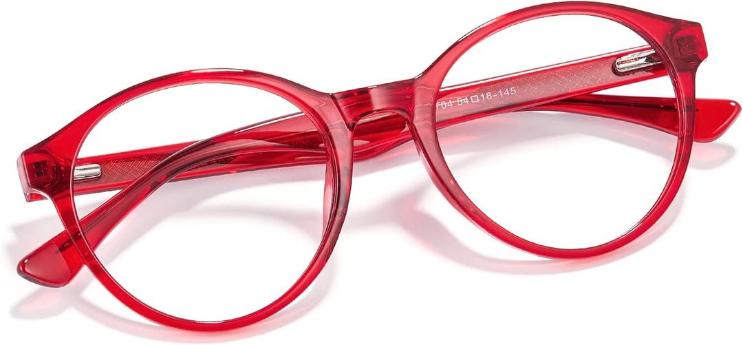 Cyxus TR90 Oversized Blue Light Blocking Glasses Women Men Round Frame Spring Hinge Computer Use Anti Eye Strain 8018 Cyxus TR90 Oversized Blue Light Blocking Glasses Women Men Round Frame Spring Hinge Computer Use Anti Eye Strain 8018