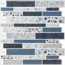 LONGKING Peel and Stick Backsplash Tile for Kitchen, Stick on Tile on Wall, Bathroom