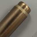 Ivilon Drapery Window Curtain Rod - End Cap Style Design 1 Inch Pole. 28 to 48 Inch Color Warm Gold