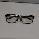 IBOANN Carbon Lightweight Blue Light Blocking Glasses for Men, Metal Frame Computer & Gaming Glasses - All-Day Screen Comfort (Black)