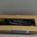 Autonomier 10 Tier Tall Shoe Rack, Non-Woven Fabrics Compact Narrow Shoe Stand Shelf, Vertical Small Space Saving Storage Organizer for Closet Floor, Front Door Entrance, Entryway, Black