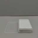 WIBIMEN Ice Cube Tray with Lid and Bin - Round Ice Trays for Freezer with Lid - Ice Cube Trays for Freezer with Ice Container (0.8"-2 PACK White)