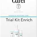 Curel Japanese Skin Care Travel Size Toiletries, for Dry, Sensitive Skin, Travel Size Face Wash, Lotion, & Makeup Remover