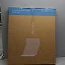 Mr IRONSTONE 3 Panel Fireplace Screen 51.5" W x 32.5" H Modern Foldable with Wrought Metal Decorative Mesh, Heavy Duty Fire Spark Guard Cover for Home Decor Indoor, Black