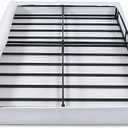 Amazon Basics Smart Box Spring Bed Base, 5-Inch Height Mattress Foundation, Tool-Free Easy Assembly, Metal Support, Full, 74" x 53"