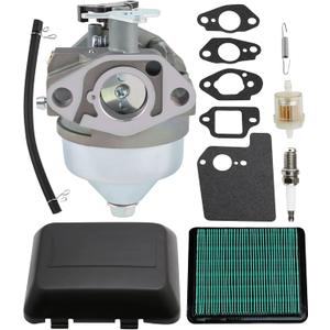 GCV190 Carburetor for Honda GCV190A GCV190LA Lawn Mower HRX217 HRB217 Carburetor Engine Replace 16100-Z0Y-813 Carb with Air Filter Gasket Tune Up Kit