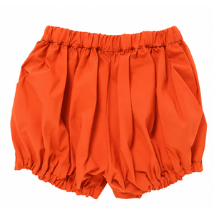 Ruffle Tiered Bloomer Mini Shorts Cute Coquette Low Waist Layered Frilly Booty Shorts Pettipants Boyshorts, Medium Orange