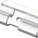 3 x NadaShop AWG3 (7MM) Outdoor Clear Light Clips, 25PCS Lights Hooks, Brick Clips, Pegs for String, Outside Hangers, Garland Straps, Double Cable Clamps, Transparent Sticky Clasps, Christmas Light Clips