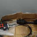 Solarhome Hydraulic Control Valve Kit,Cable Remote Control Valve Kit with 2 Spool Valve 80lpm/ 21gpm and 2 Cables Remote Joystick