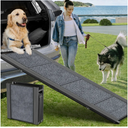 Dog Ramp for Car 63" Long & 17" Wide Portable Dog Ramps for Large Dogs with Non-Slip Rug Surface Dog Car Ramp for SUV Car & Truck, Folding Dog Ramp Up to 250LBS