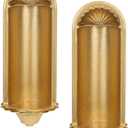 Candle Sconce Set of 2,Gold Wall Candle Sconce,Wall Decorations,Rustic Home Decor