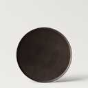 Matte brown dinner plate