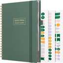 2 x And Per Se Teacher Planner 2025-2026 Academic Year -Teacher Lesson Planner from July 2025 to June 2026, 8.5" x 11", Weekly & Monthly Planning for Teachers with Monthly Tabs, Stickers (Forest Green)