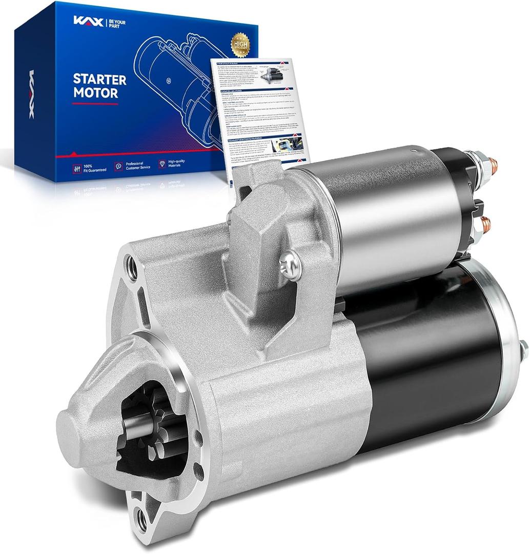 KAX 17948N New Starter Motor Fits for Dodge Durango 2011-2025 & Ram 1500 2500 2009-2010, for Jeep Grand Cherokee 09-21, Commander 09-10, for Ram 1500/2500/3500 2011-2024, 5.7L, 12V 1.4KW 10 Teeth CW