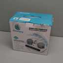 Mattress Vacuum Cleaner - 5-in-1 Cordless Bed Vacuum Cleaner, Powered by UV-C Light & Ultrasonic Technology, 16Kpa Strong Suction,Low Noise,Suitable for Dust, Pet Hair, Etc. (White)