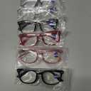 CCVOO 6 Pack Blue Light Blocking Reading Glasses, Anti Headache/Glare/Eye Strain Readers Computer Eyeglasses Women/Men (6 Pack Mix, 2.75)