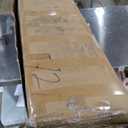 Queen Size Bed Frame with Headboard, Bed Frame Queen Size with Charging Station, Built in LED Light Strip, No Noise, No Box Spring Needed, Rustic Brown(Rectangular Slot)