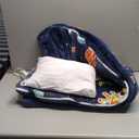 Kids Sleeping Bag for Boys & Girls - Glow in The Dark for Ages 3+, Large With Pillow Pocket, Extra Soft Toddler Blanket (66" x 33") (Blue - Space)