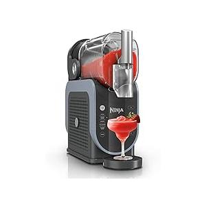 Ninja FS301 Professional Maker with RapidChill Technology, 88 oz Drink & Slushie Machine, 5 Preset Programs, Frozen Margaritas, Frappés, and More, Premium Accents, Black 