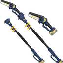 Cordless 2-in-1 Pole Saw & Mini Chainsaw, 6-Inch Brushless, 9.3FT Reach for Tree Trimming & Pruning,limb branch cutter Compatible with DeWalt 20V Battery (Tool Only)