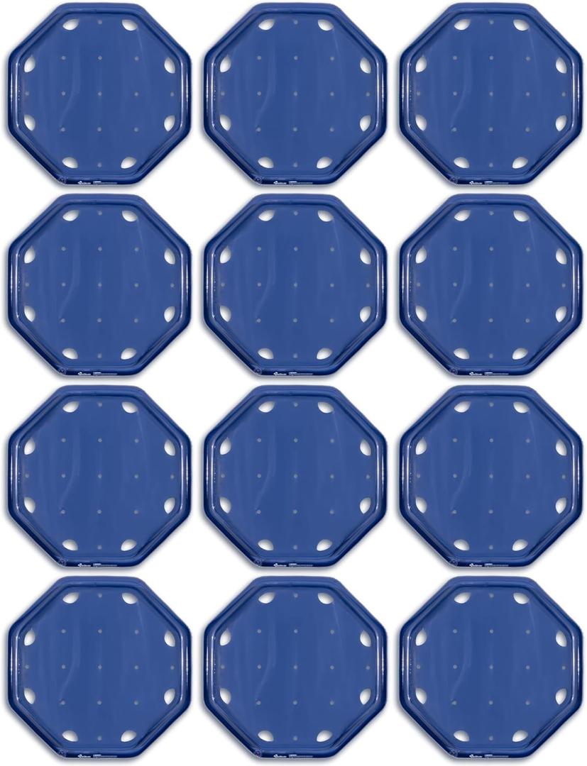 GoFloats V2 Inflatable Solar Pool Heaters for Affordable Pool Heating and Insulation - 12 Pack