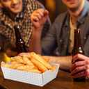 Marsui 60 Pack Sport Ball Food Trays Softball Basketball Ice Hockey Golf Disposable Paper Food Boats Holder Paper Trays for Sport Balls Birthday Decorations Game Family Dinner Favors(Golf Ball)