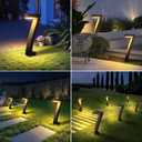 WdtPro Solar Lights Outdoor Pathway Lights, 6 Pack Upgraded Bright LED Outdoor Solar Light for Outside, IP65 Waterproof Solar Garden Light for Yard, Driveway, Walkway, Landscape, Patio Decor