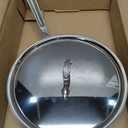 All-Clad D3 Stainless Steel 10 inch Frying Pan Covered- Made in the USA- The Original Bonded Professional Cookware- Oven Safe & Induction Compatible