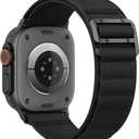 Sport Band Compatible with Apple Watch Ultra 3/2/1 Band 49mm 46mm 45mm 44mm 42mm 41mm 40mm 38mm Men Women, Stretchy Nylon Loop Strap with GHook for iWatch Series Ultra 11 10 SE 9 8 7 6 5 4 3