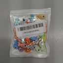 Decoendiy 50Pcs Porcelain Ceramic Fish Beads, Ocean Sea Beach Animal Beads, Fish Shaped Printed Loose Spacer Bead for DIY Necklaces Bracelets Crafts Supplies (Mix)