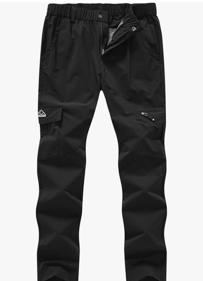 YSENTO Women's Hiking Pants Lightweight Stretch Quick Drying UPF 50 Camping Travel Work Cargo Pants 6 Pockets 34 