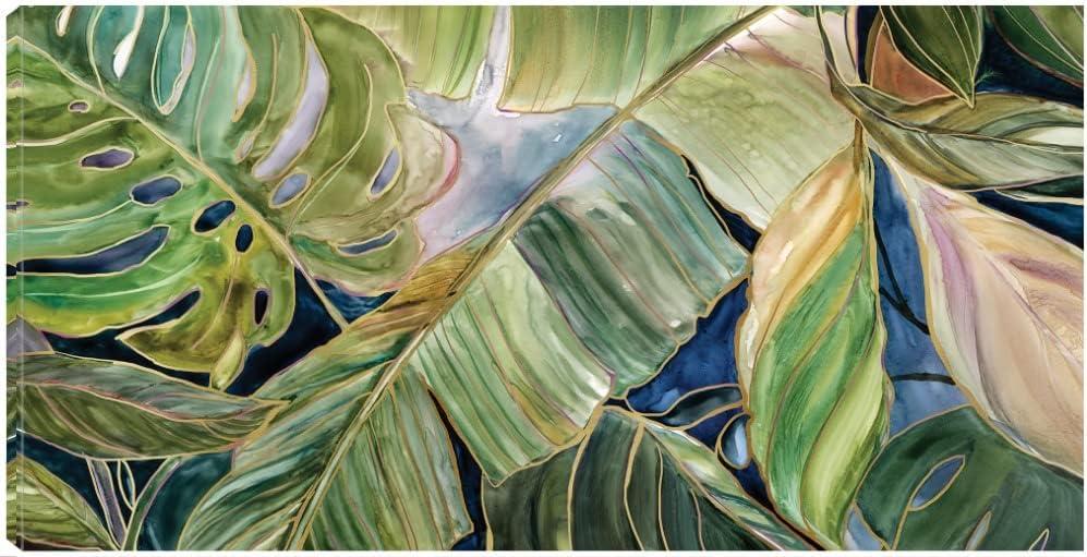 Fine Art Canvas Sun Tipped Tropicals Canvas Wall Decor by Artist Carol Robinson for Living Room, Bedroom, Bathroom, Kitchen, Office, Bar, Dining & Guest Room - Ready to Hang - 40 in x 21 in