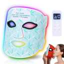 Red Light Therapy for Face, 71 Colors LED Face Mask Light Therapy with 850NM Near-infrared, Portable Rechargeable Red Light Therapy Mask Skin Care Device