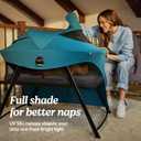 Graco® Lite Traveler 4 in 1 Playard with 4 Modes, Bedside Bassinet, Toddler Playpen, Free Play and Slumber Tent Mode, Lightweight Portable Playard with Canopy and Carry Bag
